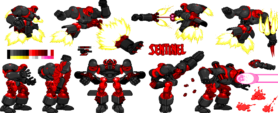 Sentinel - red-black by BlueJay